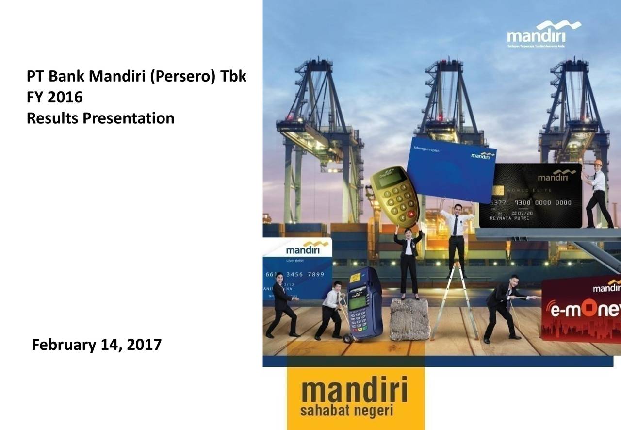  PT Bank Mandiri  Persero TBK ADR 2022 Q4 Results 